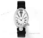 Replica Breguet Reine De Naples Watch - White Roman Numberals With Diamond Bezel